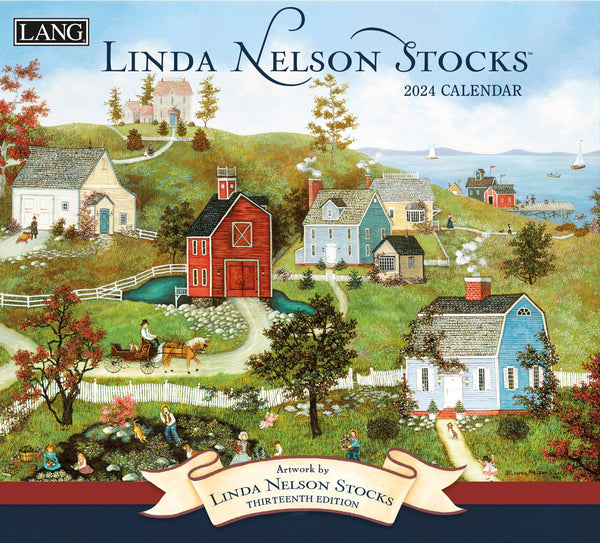 Lang 2024 Linda Nelson Stocks Wall Calendar