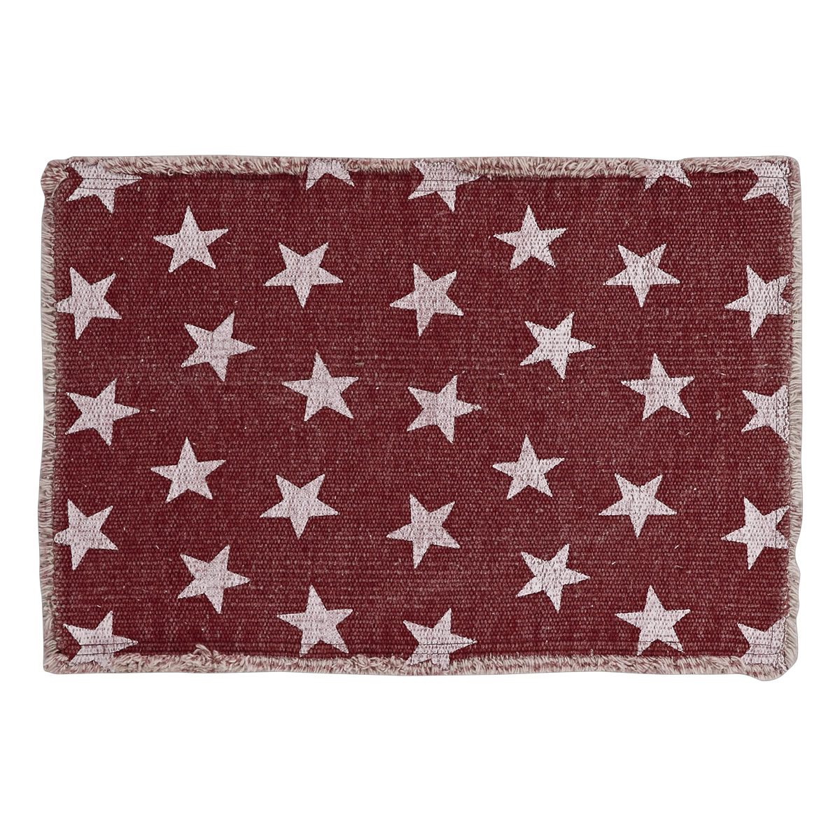 Multi Star Red Placemat, Set of 2