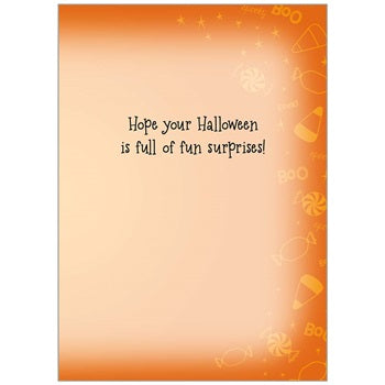 Scary Cute Cat Halloween Card